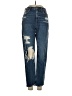 American Eagle Outfitters Graphic Blue Jeans Size 0 - photo 1