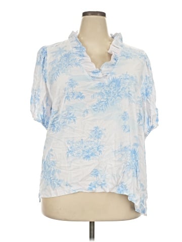 Crown & Ivy Short Sleeve Blouse (view 1)