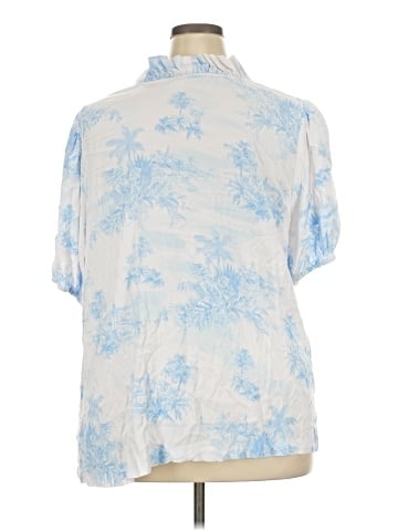Crown & Ivy Short Sleeve Blouse (view 2)