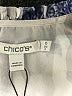 Chico's 100% Polyester Print Blue Casual Dress Size Sm (0) - photo 4