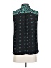 Skies Are Blue 100% Polyester Teal Sleeveless Blouse Size XS - photo 2
