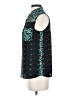 Skies Are Blue 100% Polyester Teal Sleeveless Blouse Size XS - photo 5