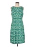 Tommy Hilfiger Print Green Cocktail Dress Size 8 - photo 1
