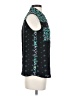Skies Are Blue 100% Polyester Teal Sleeveless Blouse Size XS - photo 4