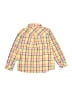 Hanna Andersson Plaid Yellow Long Sleeve Button-Down Shirt Size 120 cm / US 6X - photo 2