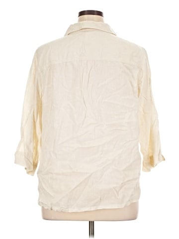 Coral Bay 3/4 Sleeve Button-Down Shirt (view 2)