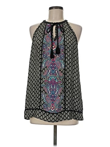 Tolani Sleeveless Silk Top (view 1)