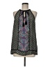 Tolani 100% Silk Black Sleeveless Silk Top Size M - photo 1