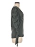 Bobi 100% Cotton Gray Long Sleeve Top Size M - photo 4