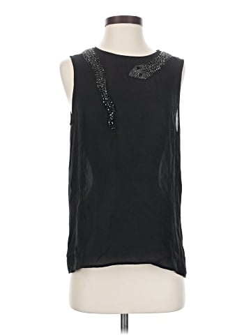 Haute Hippie Sleeveless Silk Top (view 1)