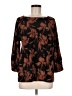 Halogen Brown 3/4 Sleeve Blouse Size M - photo 1