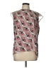 Apt. 9 100% Polyester Graphic Pink Sleeveless Blouse Size L - photo 1