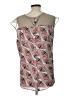 Apt. 9 100% Polyester Graphic Pink Sleeveless Blouse Size L - photo 2