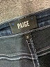 Paige Chevron-herringbone Blue Jeans Size 32 waist - photo 7