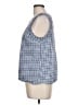 Merona Blue Sleeveless Blouse Size L - photo 5