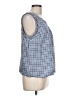 Merona Blue Sleeveless Blouse Size L - photo 4