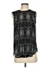 Vince Camuto Animal Print Black Sleeveless Blouse Size XS - photo 1