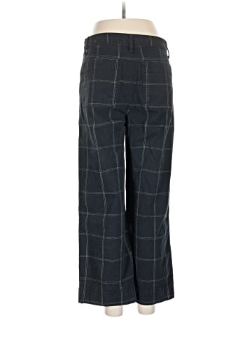 Madewell Slim Emmett Wide-Leg Crop Pants in Space-Dyed Windowpane (view 2)