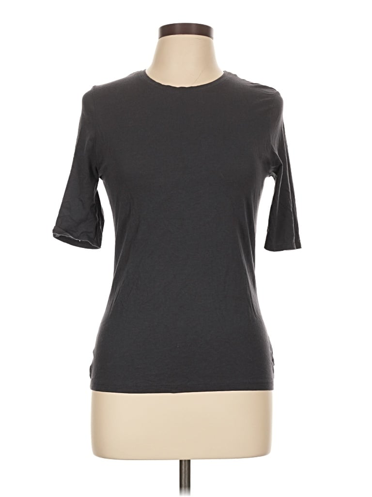 Pre-owned Mossimo Short Sleeve Turtleneck In Gray