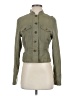 Express Design Studio 100% Silk Green Jacket Size S - photo 1