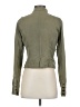 Express Design Studio 100% Silk Green Jacket Size S - photo 2