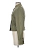 Express Design Studio 100% Silk Green Jacket Size S - photo 5
