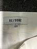 RE/DONE 100% Cotton Ivory Denim Shorts Size 23 waist - photo 3