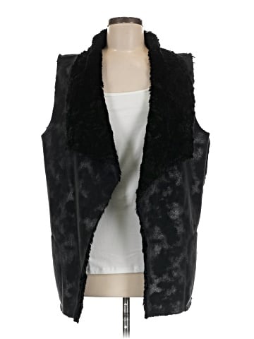 Saks Fifth Avenue Faux Fur Vest (view 1)