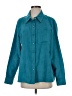 Hillard & Hanson 100% Polyester Teal Long Sleeve Blouse Size S - photo 1
