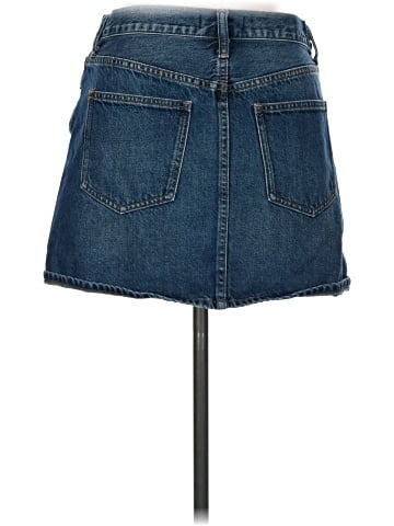 Madewell Denim Mini Skirt in Karney Wash (view 2)