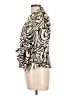 Alex Evenings 100% Polyester Animal Print Ivory 3/4 Sleeve Blouse Size L (petite) - photo 5