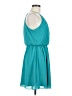Iz Byer 100% Polyester Solid Teal Cocktail Dress Size M - photo 4