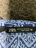 Zara 100% Polyester Blue Long Sleeve Blouse Size XS - photo 7