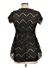 rue21 Black Short Sleeve Blouse Size L - photo 2