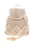 Lulus 100% Cotton Ivory Backpack One size - photo 1