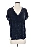 Bella Dahl Blue Short Sleeve Blouse Size S - photo 1