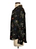 Worthington 100% Polyester Floral Black Long Sleeve Blouse Size S - photo 5