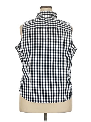 J.Crew Factory Store Sleeveless Button-Down Shirt (view 2)