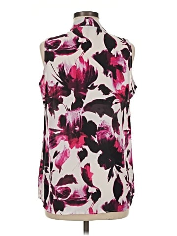 Rose + Olive Sleeveless Blouse (view 2)