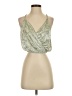 Charlotte Russe Green Sleeveless Blouse Size S - photo 1