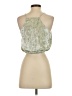 Charlotte Russe Green Sleeveless Blouse Size S - photo 2