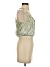 Charlotte Russe Green Sleeveless Blouse Size S - photo 4