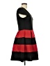 Karin Stevens Color Block Black Cocktail Dress Size L - photo 4