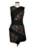 BCBGMAXAZRIA 100% Polyester Black Cocktail Dress Size 12 - photo 1
