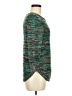 Studio Works Tweed Teal Pullover Sweater Size M - photo 4