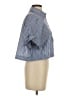Zara Stripes Blue Short Sleeve Blouse Size S - photo 4