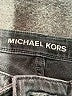 MICHAEL Michael Kors Houndstooth Gray Jeans Size 8 - photo 7