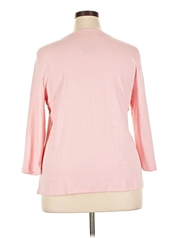 Karen Scott 3/4 Sleeve Top (view 2)