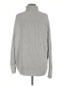 J.Crew Solid Gray Turtleneck Sweater Size M - photo 2