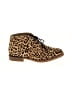 Hush Puppies Animal Print Brown Ankle Boots Size 8 1/2 - photo 1